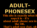Adult Phone Sex in the UK