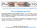 Femdom Humiliation Phone Sex: Small Penis Humiliation, Verbal Humiliation and Cuckold Humiliation