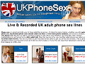 Live & recorded UK phone sex chat lines - UK Phone Sex Live
